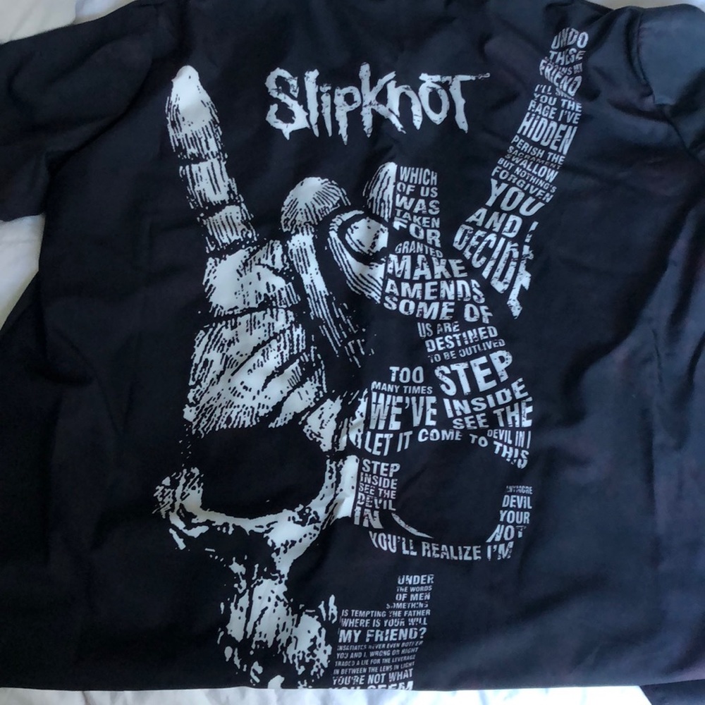 Slipknot Button Down Shirt Metal Skull XXL XXXL